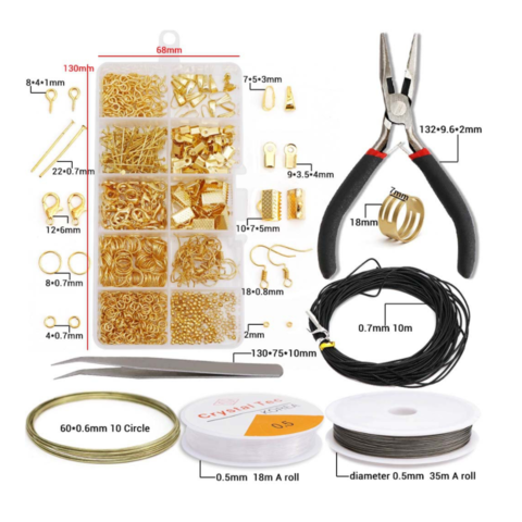 Buy Wholesale China Earring Making Kit Jewelry Material Bag