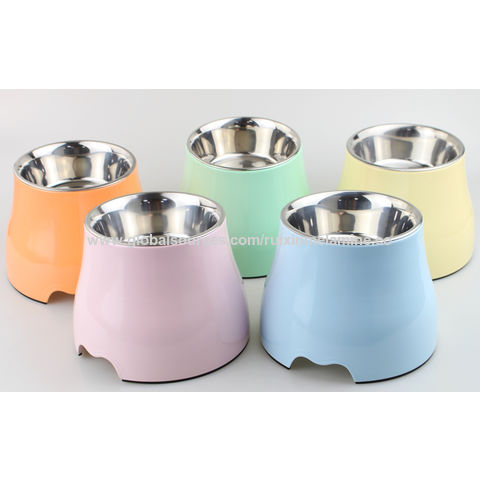 Brand Clearance! Pet Dog Supplies, Pet Senior Bowl, Stainl Steel Bowl for Dogs, Durable and Non-Toxic