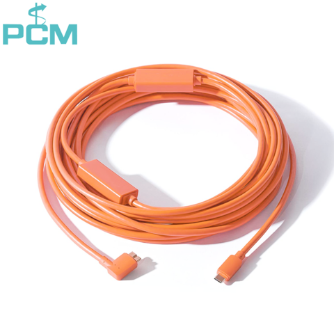High-Speed Tethered Shooting Cable USB Type-C To Micro B 5M