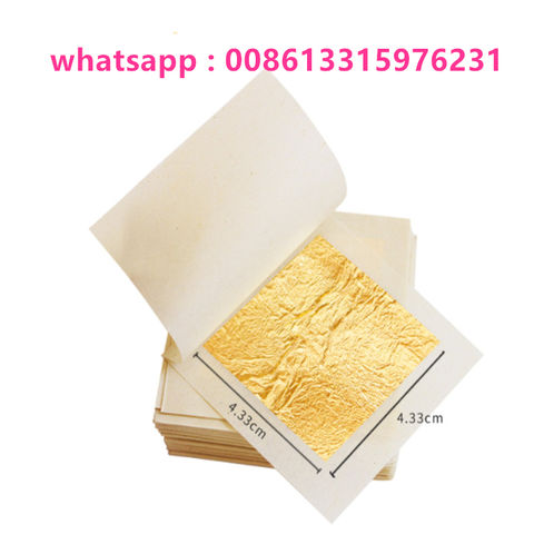 Buy Wholesale China 24k Facial Edible Gold Leaf Foil Sheets, 100