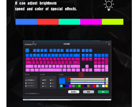 China RGB wired pc gaming keyboard,Rainbow Colorful LED Backlit ...