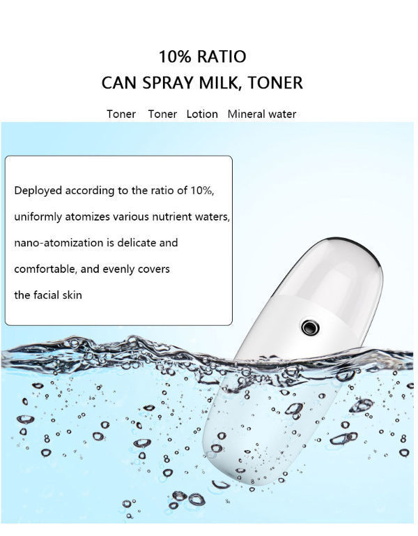 China Usb Charge Handheld Water Supply Instrument Pocket Nano Facial