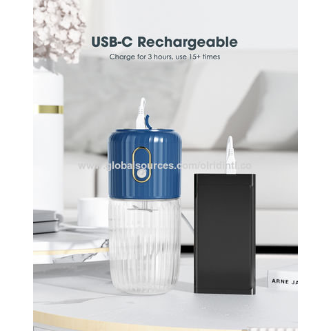 Buy Wholesale China Fashionable Usb Rechargeable Portable Juicer Blender  Protein Shake Bottle Cup Protein Shaker & Portable Usb Juicer at USD 4.9