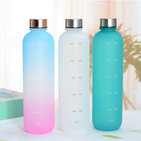 Buy Wholesale China Hot Selling Product Promotional  Top Seller Pink  Frosted Glass Water Bottles 500ml Reusable Tu & Sports Water Bottle at USD  3