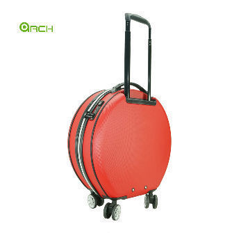round suitcase