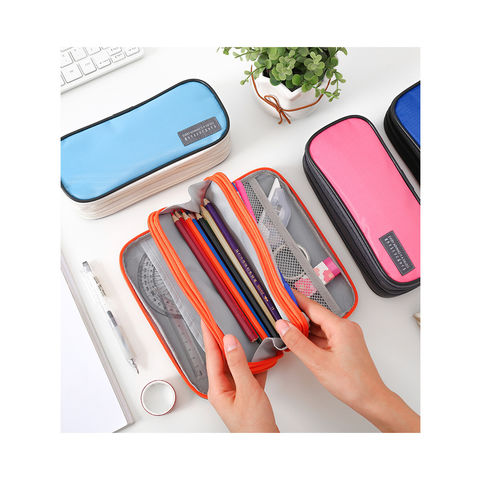 Buy Wholesale China Transparent Pencil Case For Female Students With Simple  High School Stationery Bag & Pen Cases at USD 0.66