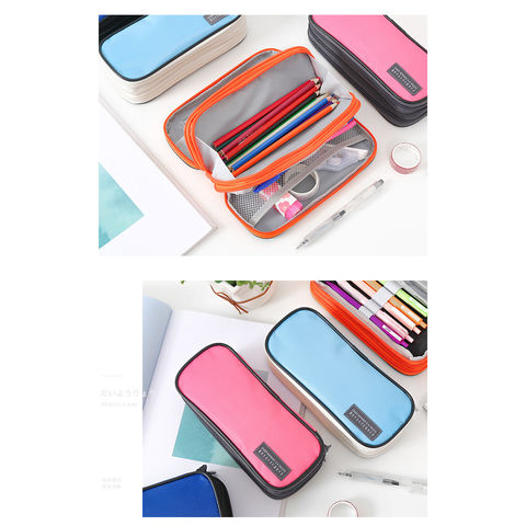 Buy Wholesale China Transparent Pencil Case For Female Students With Simple  High School Stationery Bag & Pen Cases at USD 0.66