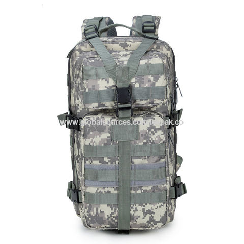 Mens Black Military Rucksack Camping Hiking Tactical Backpack Bag Daypack  30L