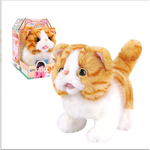 Peluche Chat, Chat en Peluche Kawaii Jouet en Peluche Chat avec Vêtements  Animaux en Peluche Étreindre Oreiller Mignon Cadeau pour Enfants Filles