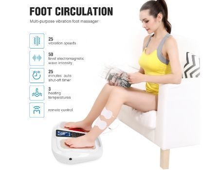 Electric Ankle Foot Massager Vibration Hot Compress Smart Air Pressure  Multifunctional Brace Support Relaxation Treatments - AliExpress