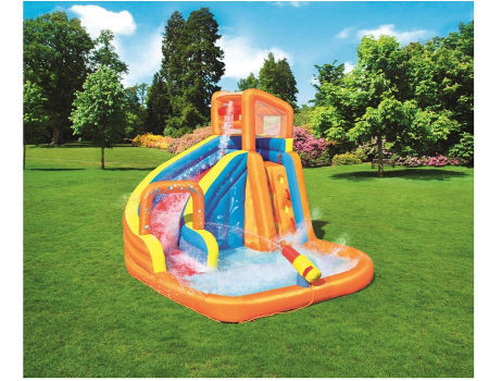 Toboggan Aquatique Gonflable TP - 6m Avec Raccord Tuyau Et Coussin - Jeu D'Extérieur Pour Enfants Dès 3 Ans