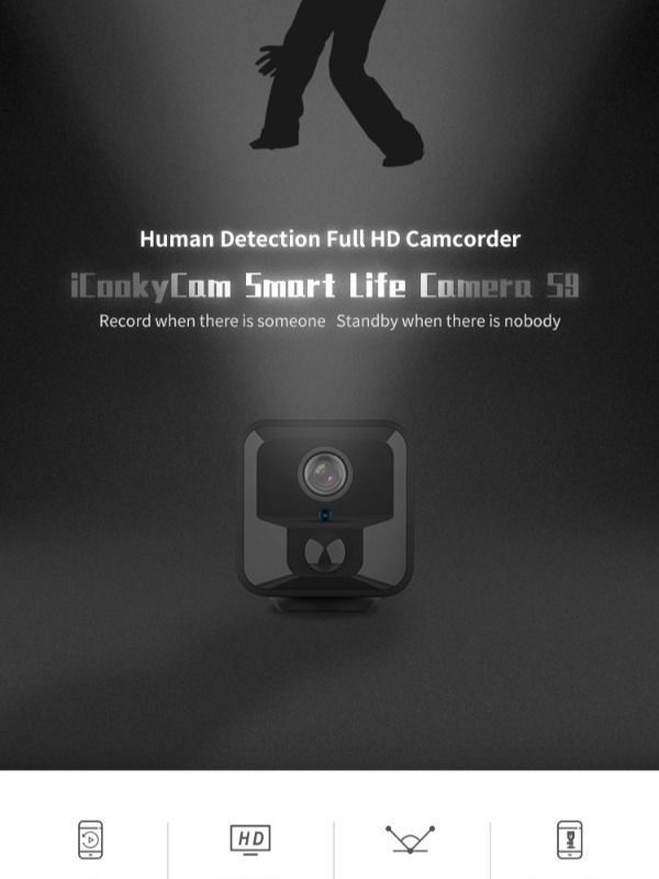 China FOWL long battery life mini wifi 1080P 7 days keep working IP