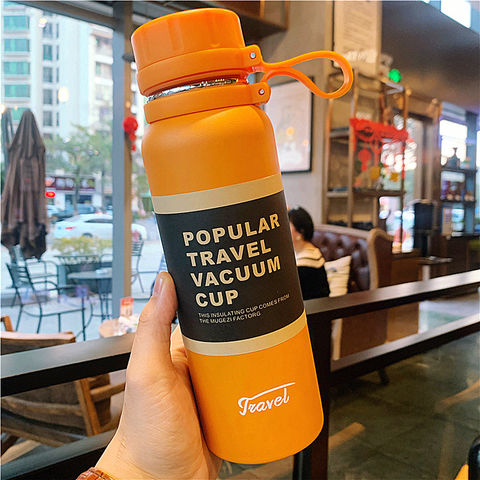 2023 New Temperature Display Coffee Mug Stainless Steel Leak-Proof Thermos  In-Car for Travel Thermal Vacuum Flask Insulated Cup - AliExpress