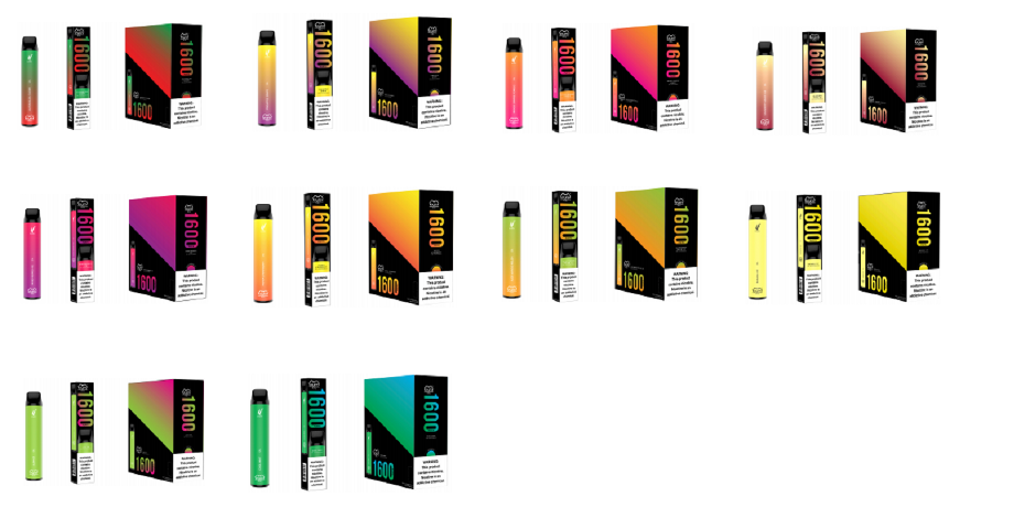 China 5% Nicotine puff xxl 950 mAh battery disposable vape pen pod ...