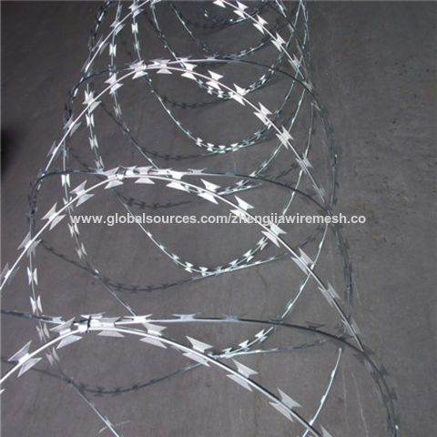 Txng Razor Wire China Hot dipped galvanized razor wire,concertina razor barb wire on ...