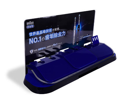 SUNYU Custom Demountable Acrylic Toothbrush Holder Acrylic Toothbrush Products POP Displays supplier