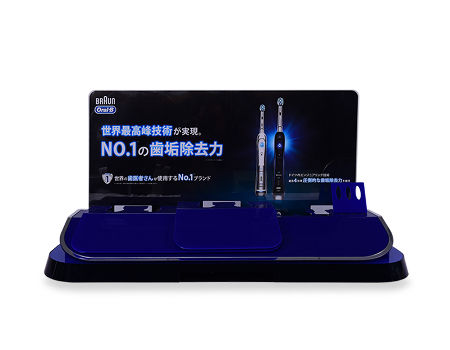 SUNYU Custom Demountable Acrylic Toothbrush Holder Acrylic Toothbrush Products POP Displays supplier