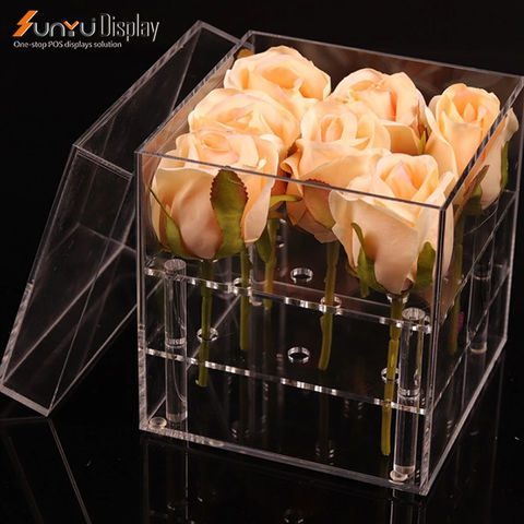 Acrylic Flower Box Acrylic Box for Wedding Bouquet Clear Acrylic