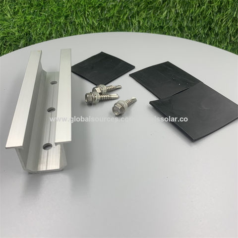 China Solar Roof Mounting Structure Solar Panel Bracket Home Metal Roof ...