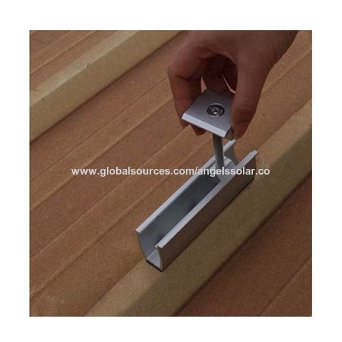 China Metal Roof Solar Racking Rooftop Structure Railless Mounting Mini ...