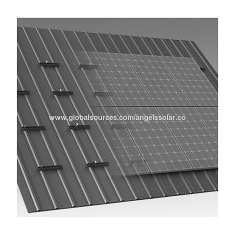 China Metal Roof Solar Racking Rooftop Structure Railless Mounting Mini ...