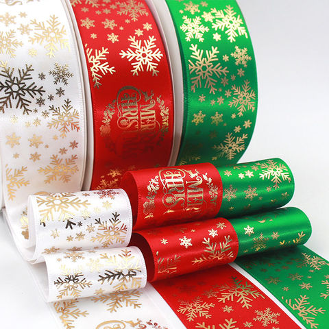 Wholesale 3 Rolls 3 Colors Polyester Raw Edged Ribbon 