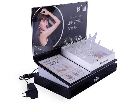 Custom Acrylic Beauty Apparatus Holder Acrylic Beauty Apparatus Products POP Displays supplier