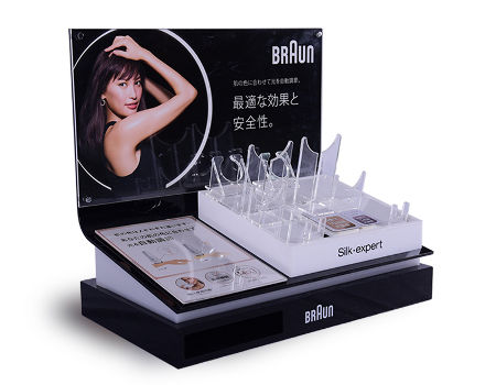 Custom Acrylic Beauty Apparatus Holder Acrylic Beauty Apparatus Products POP Displays supplier