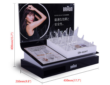 Custom Acrylic Beauty Apparatus Holder Acrylic Beauty Apparatus Products POP Displays supplier