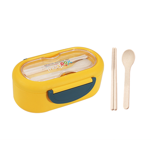2 Sets Reusable Utensil Set with Case, Portable Camping Fork Knife Spoon  Set, Wheat Straw Travel Utensils for Lunch Box, for School Work Lunch or  Daily Use (Yellow, Orange) 
