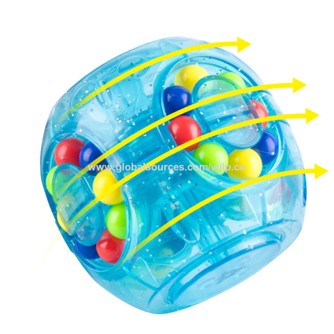 Feget China Spinning fidget toys Creative finger gyro light cube toy magic ...