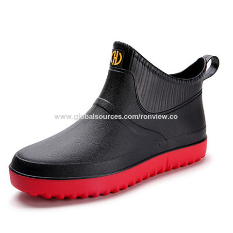 Bulk Buy China Wholesale Fashion Waterproof Non-slip Men's Rain Shoes Short  Tube Work Fishing Rain Boots Car Wash Water Shoes $2.344 from Fujian  Ronview Trading Co. Ltd