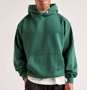 Men Plain Without Zipper No Pocket High Funnel Neck Hoodie - China Men High Neck  Hoodie and Plain Hoodie No Pocket price