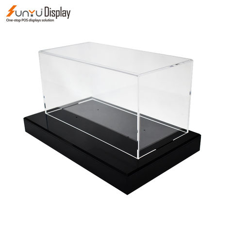 Custom transparent acrylic box with lid, custom plexiglass box