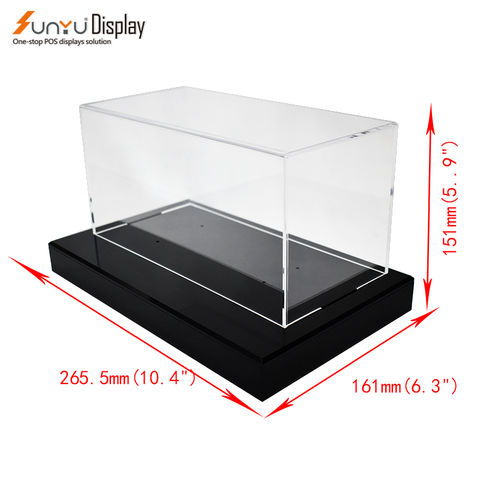 Acrylic Square Hinged-Lid Box