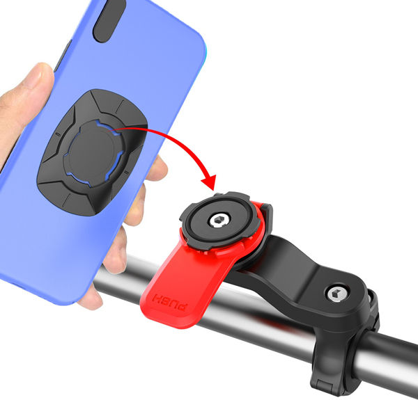 360 Degree Rotation Easy to Install Applied for Motorcycles Bike Phone Mount Protect The Mobile Phone from Falling Off 