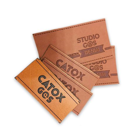High Quality Custom Logo Tag Self Adhesive Leather Repair Label