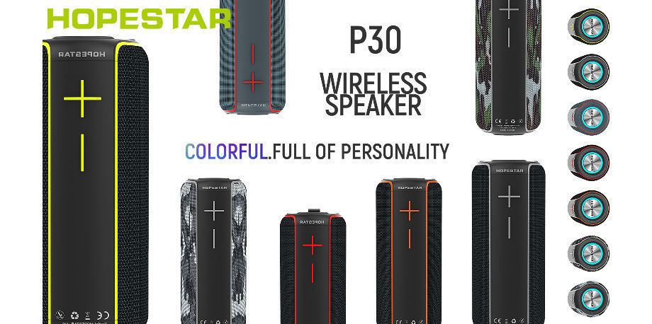 Factory Recommend Waterproof Resistant P30 IPX7 16W Wireless Speakers Support TWS supplier