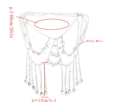 Buy Wholesale China Chest Hollow Chain Bra Decoration Beaded