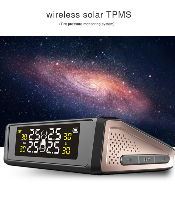 wireless temperature and clock meter car
