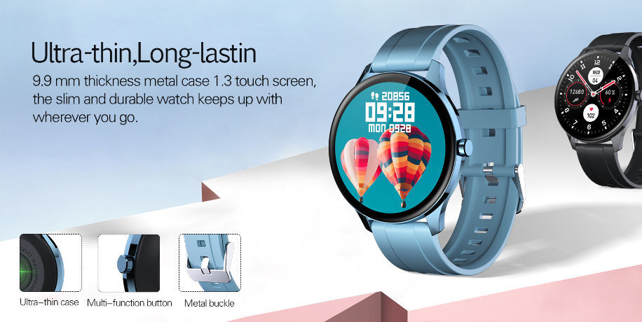 smartwatch with multiple faces