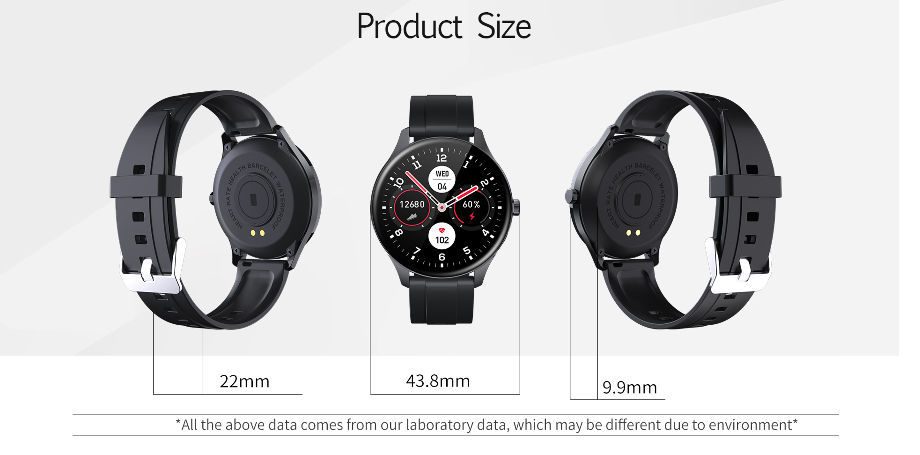 smartwatch with multiple faces