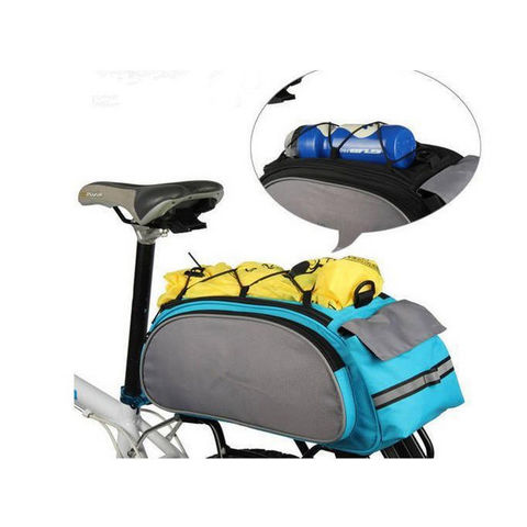 Bicycle Rear Seat Bag Waterproof Bike Rack Trunk Cargo Bag Large Capacity  Cycling Rear Rack Bicycle