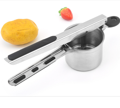 Stainless Steel Mash Potato Ricer Masher Fruit Press Kitchen Tool Masher Kit US