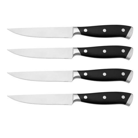 4.5 Serrated Steak Knife, Black ABS