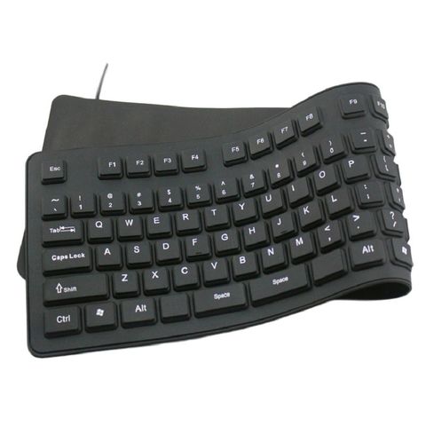 China Silicone flexible Keyboard USB wired waterproof and dustproof ...