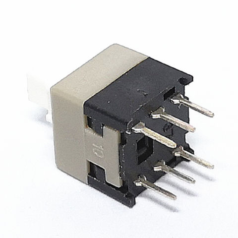 Bouton poussoir switch on off double 8x8mm 6 pins - Electromécaniques