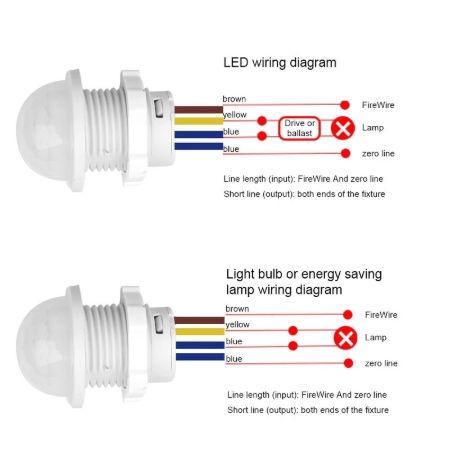 Pir Infrared Motion Sensor Switch Auto On Off Light Detector China Globalsources Com Pir Infrared Motion Sensor Switch Auto, Wiring Diagram For Pir Motion Sensor