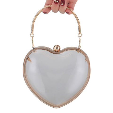 Bolso discount acrilico transparente