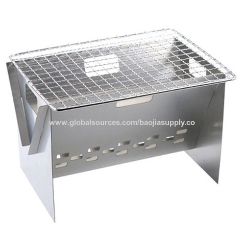 Camping Burner BBQ Grill Mini Stove Charcoal Grill Foldable Grill